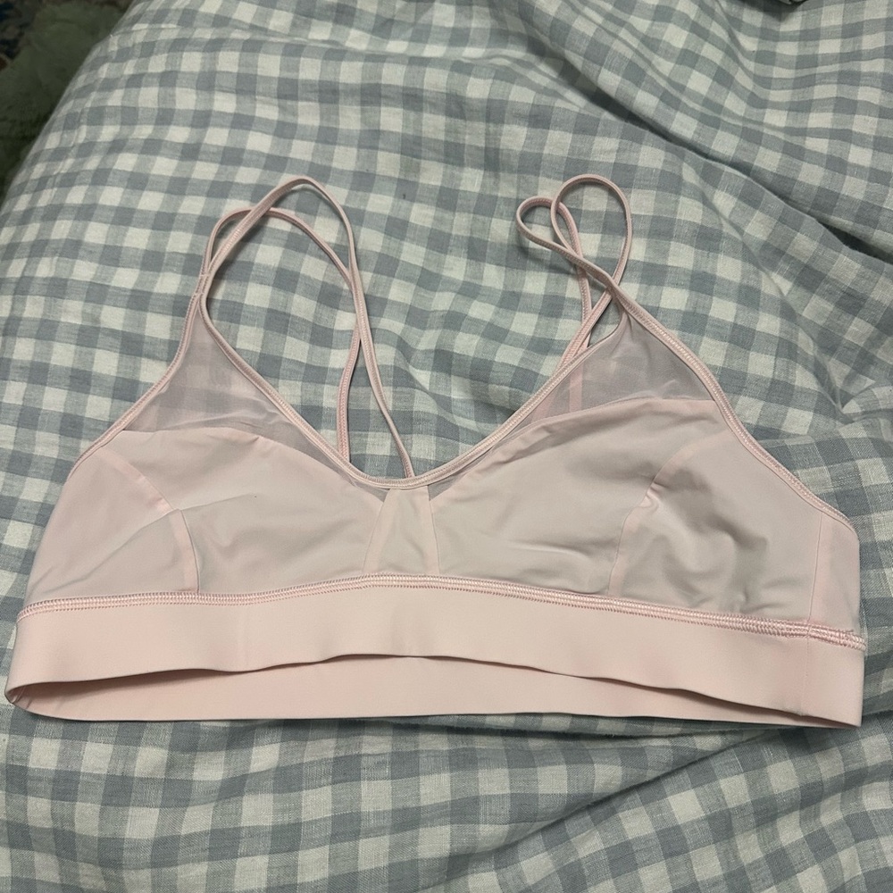 Light Pink lululemon yoga bra